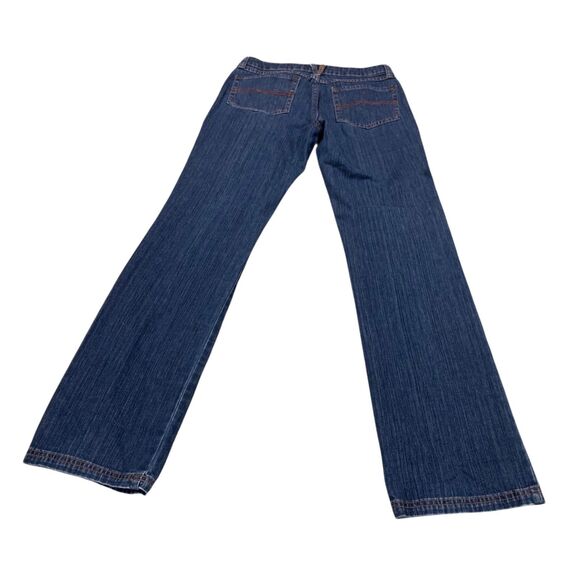 Prana Womens Dark Wash Organic Cotton Staright Leg Denim Jeans 4 Boho Outdoors - Picture 7 of 9